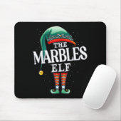 Marbles Elf Christmas Group Xmas Pajama Party  Mousepad (Mit Mouse)