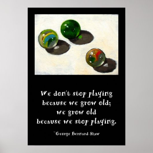 MARBLES PLAY POSTER (SHAW) (Vorne)