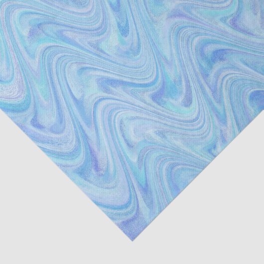 Marbling Blue Lila Pattern Seidenpapier (Ausschnitt)