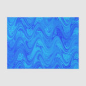 Marbling Blue Muster Seidenpapier (Vorderseite)