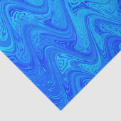 Marbling Blue Muster Seidenpapier (Ausschnitt)