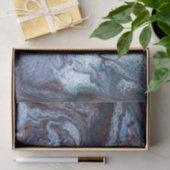 Marbling Blue Seidenpapier (Geschenk)