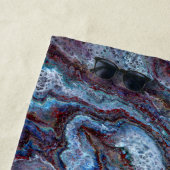 Marbling Blue Strandtuch (Beispiel)