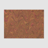 Marbling Brown Orange Green Pattern Seidenpapier (Vorderseite)