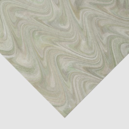 Marbling Green Pattern Seidenpapier (Ausschnitt)