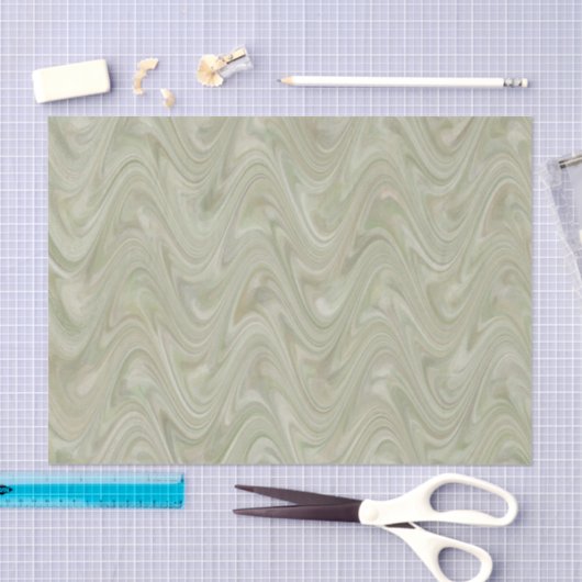 Marbling Green Pattern Seidenpapier (Handwerk)