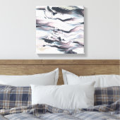 Marbling V Crop Leinwanddruck (Insitu (Schlafzimmer))