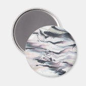 Marbling V Crop Magnet (Vorderseite/Rückseite)