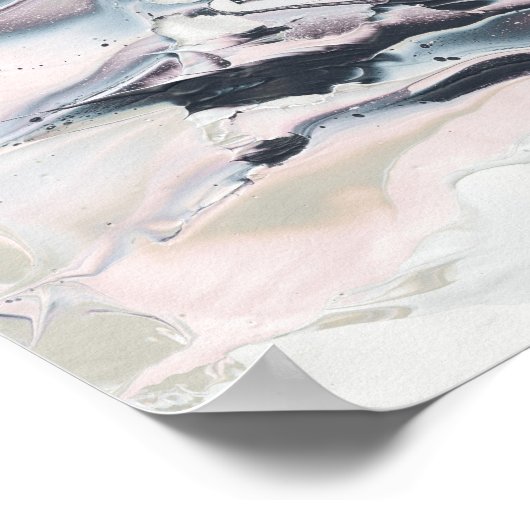 Marbling V Crop Poster (Ecke)