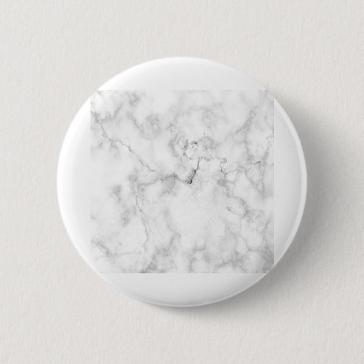 Marbolweißer Hintergrund Muster Tile Button (Vorderseite)