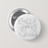 Marbolweißer Hintergrund Muster Tile Button (Vorne & Hinten)