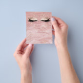 Marbor der Eyelash Extension Liability Waiver Rose Flyer (Gruppe)