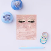 Marbor der Eyelash Extension Liability Waiver Rose Flyer (Einzeln)