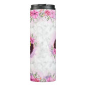 Marbor für den Anfangsbuchstaben des Wreath Floral Thermosbecher (Rückseite)