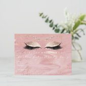 Marbor für Lashes-Erweiterungs-Zertifikat (Stehend Vorderseite)