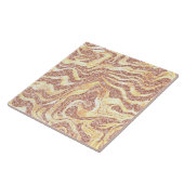 Marbour Blush Pink & Gold Glitzer Niedlich Girly G Fliese (Seite)