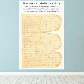 Marbury gegen Madison, 5 U.S. 137 (1803) Leinwanddruck (Insitu (Holzboden))