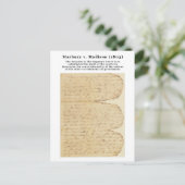 Marbury gegen Madison, 5 U.S. 137 (1803) Postkarte (Stehend Vorderseite)