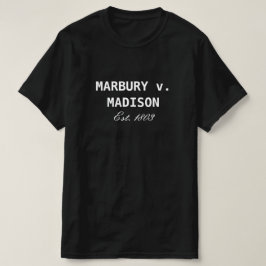 Marbury / Madison Est. 1803 Überprüfung der Rechts T-Shirt