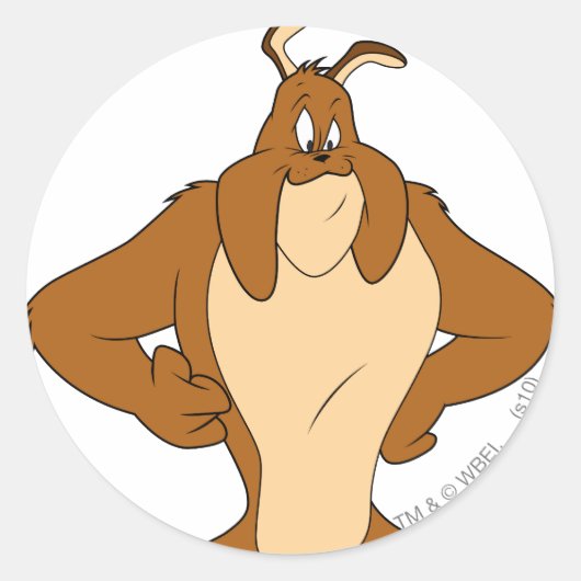 Marc Antony Happy Runder Aufkleber (Vorderseite)