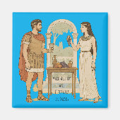 Marc Antony und Cleopatra in Tarsos Magnet (Vorne)