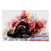 Marc Marquez Poster (Vorderseite)