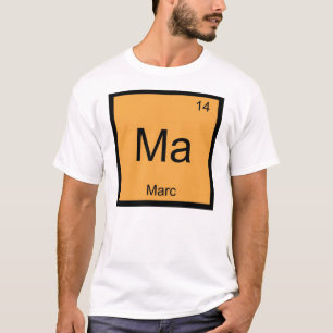 Marc Name Chemie Element Periodensystem T-Shirt