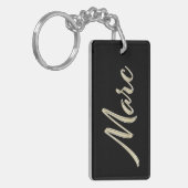 Marc Name whitegold Schlüsselanhänger Anhänger (Vorderseite links)