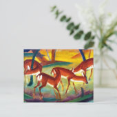 Marc - Rotwild I Postkarte (Stehend Vorderseite)