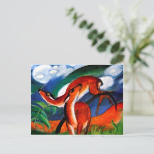 Marc - Rotwild II Postkarte (Stehend Vorderseite)