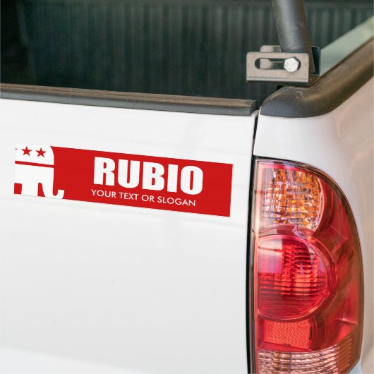 MARC RUBIO 2012 AUTOAUFKLEBER (Auf Lkw)