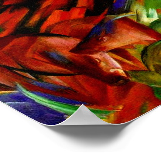 Marc - Schicksal der Tiere Poster (Ecke)