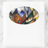 Marc - Sonatine für Geige und Klavier Ovaler Aufkleber (Tasche)