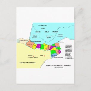 Marca Hispanica Postkarte