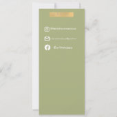 Marcador de página einladung (Rückseite)