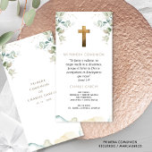 Marcalibros, Recuerdo Primera Comunión Botánico Dankeskarte