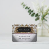 Marcee persönlicher Assistenten-beruflicher runder Visitenkarte (Stehend Vorderseite)