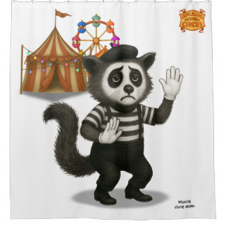 Marcel, civet mime duschvorhang