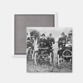 Marcel (d.1903) und Louis (1877-1944) Renault driv Magnet (Vorderseite/Rückseite)