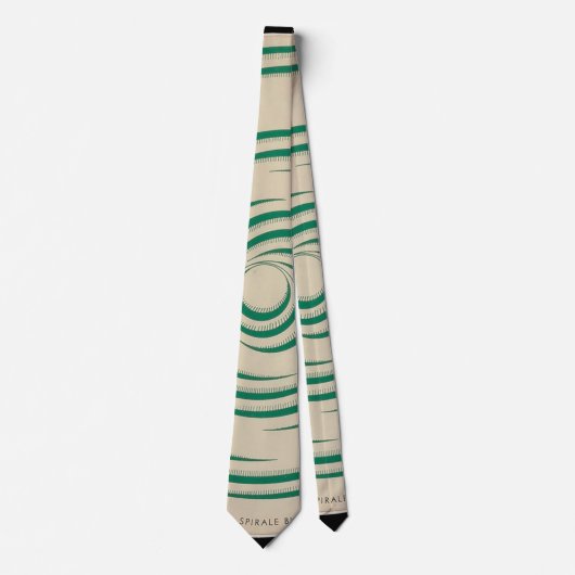 Marcel Duchamp Rotorelief GREEN Krawatte (Vorderseite)