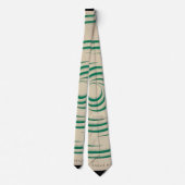 Marcel Duchamp Rotorelief GREEN Krawatte (Rückseite)