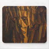 Marcel Duchamp Sad Young Man in einem Zug Mousepad (Vorne)