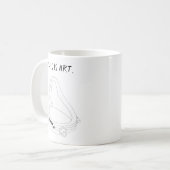 Marcel Duchamp's Fountain R.Mutt 1917 Kaffeetasse (Vorderseite Links)