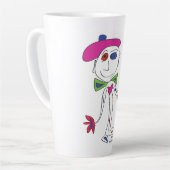 'Marcel' - Ist das Leben nicht lächerlich Latte-Ta Milchtasse (Linke Ecke)