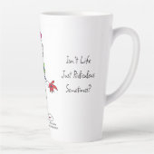 'Marcel' - Ist das Leben nicht lächerlich Latte-Ta Milchtasse (Rechts)