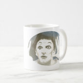 Marcel Marceau benötigt keine Wörter Kaffeetasse (VorderseiteRechts)