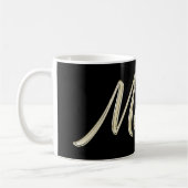 Marcel Name whitegold Tasse Teetasse Kaffeetasse (Links)