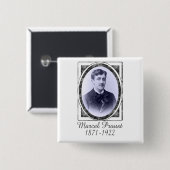 Marcel Proust Button (Vorne & Hinten)