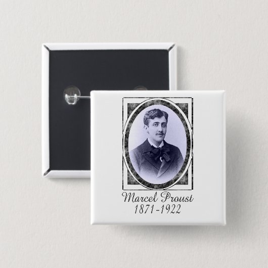 Marcel Proust Button (Vorne & Hinten)