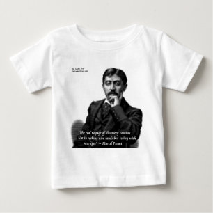 Marcel Proust & Famous Zitat Baby T-shirt
